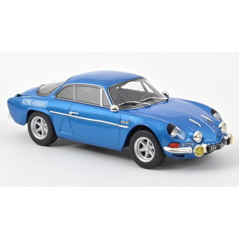 1:18 Norev Alpine A110 1600S 1972 Blu With Side Logo