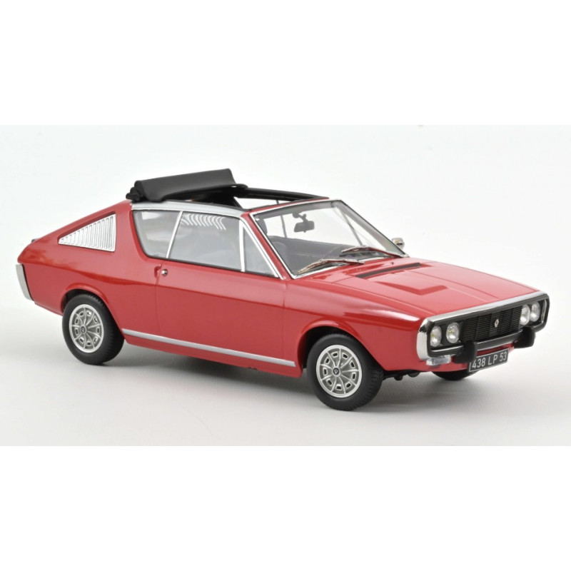 1:18 Norev Renault 17 Gordini Decouvrable 1975 Rosso