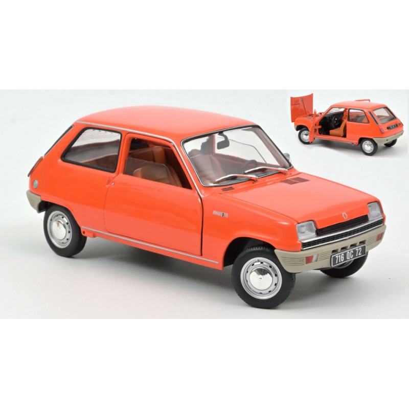 1:18 Norev Renault 5 1972 Arancione Chiaro