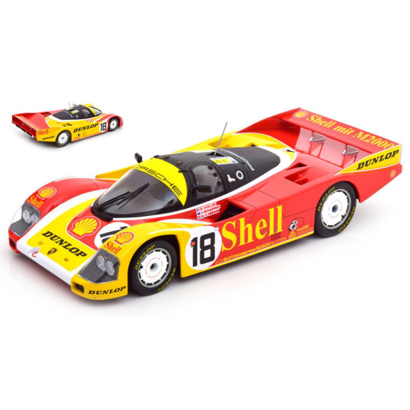 1:18 Norev Porsche 962 C Shell N18 LM 1988 Wollek schuppan V.d.merve