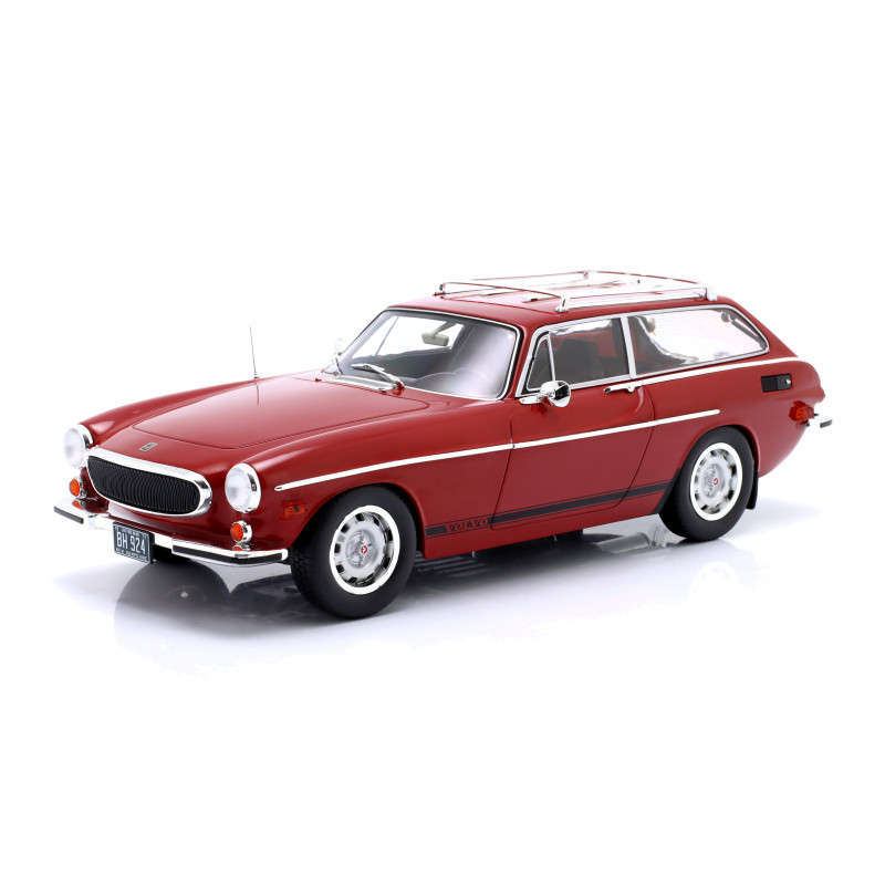 1:18 Norev Volvo 1800 ES (US Version) 1972 Rosso With Lower Side Stripes