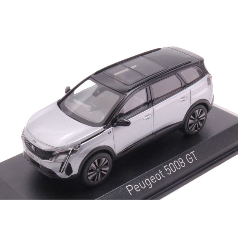 1:43 Norev Peugeot 5008 GT Nero Pack 2021 Artense Grigio