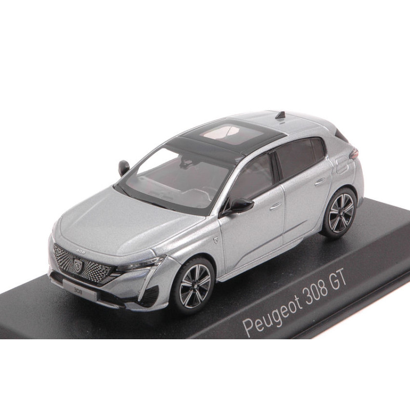 1:43 Norev Peugeot 308 GT 2021 Artense Grigio