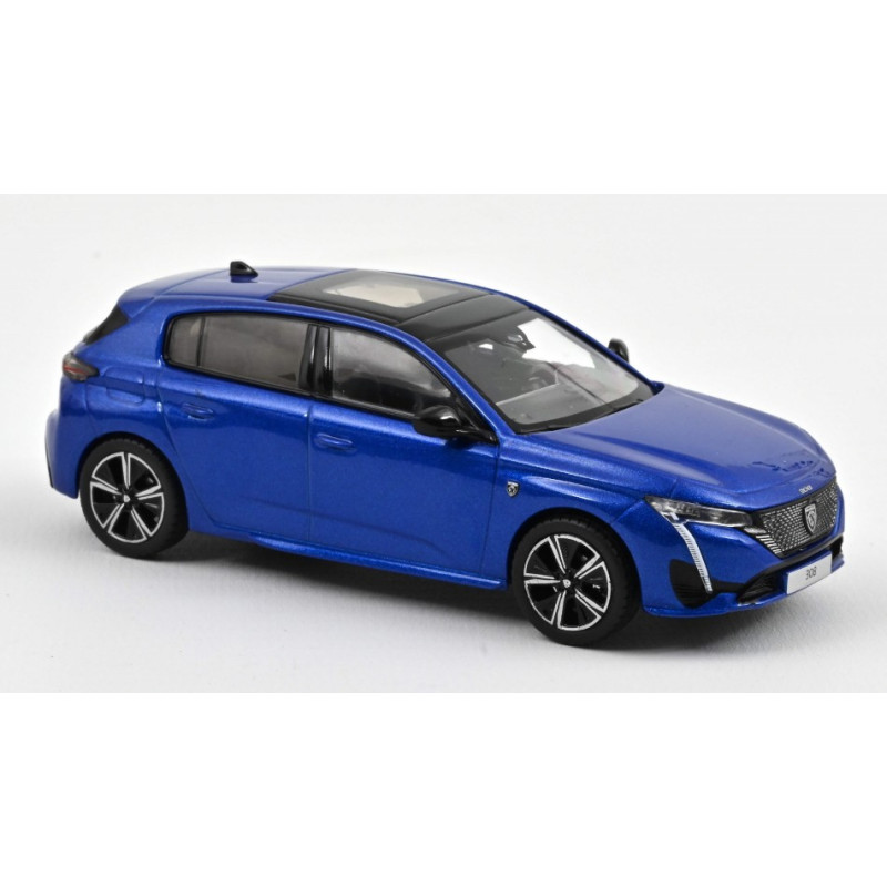 1:43 Norev Peugeot 308 GT 2021 Vertigo Blu