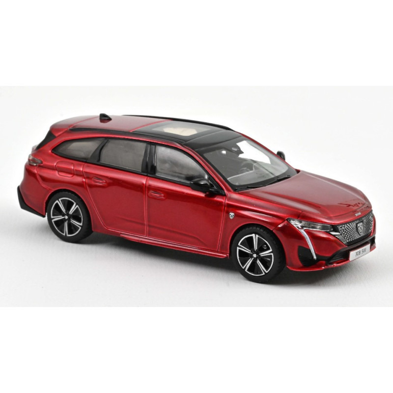 1:43 Norev Peugeot 308 SW GT 2021 Elixir Rosso