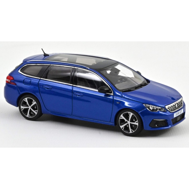 1:43 Norev Peugeot 308 SW GT 2020 Vertigo Blu