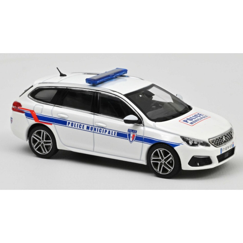 1:43 Norev Peugeot 308 SW 2018 Police Municipale