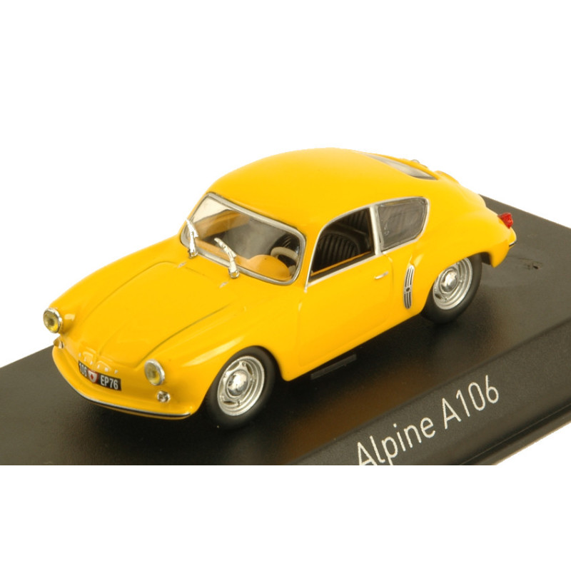 1:43 Norev Alpine Renault A106 1956 Giallo