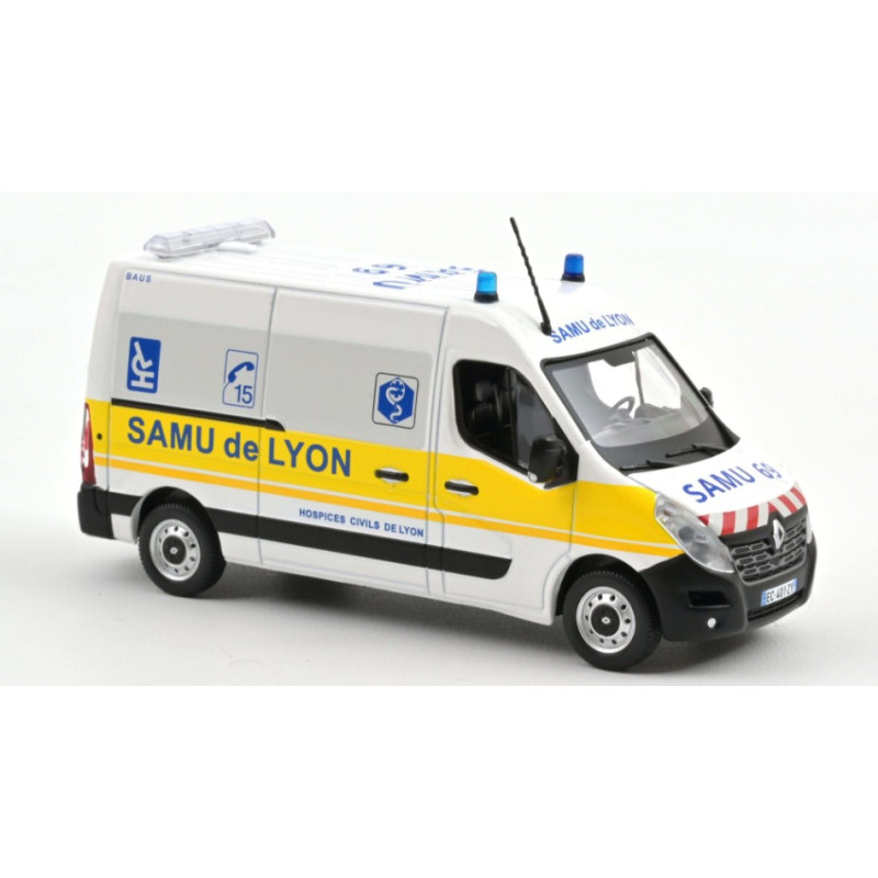 1:43 Norev Renault Master 2014 Samu DE Lyon