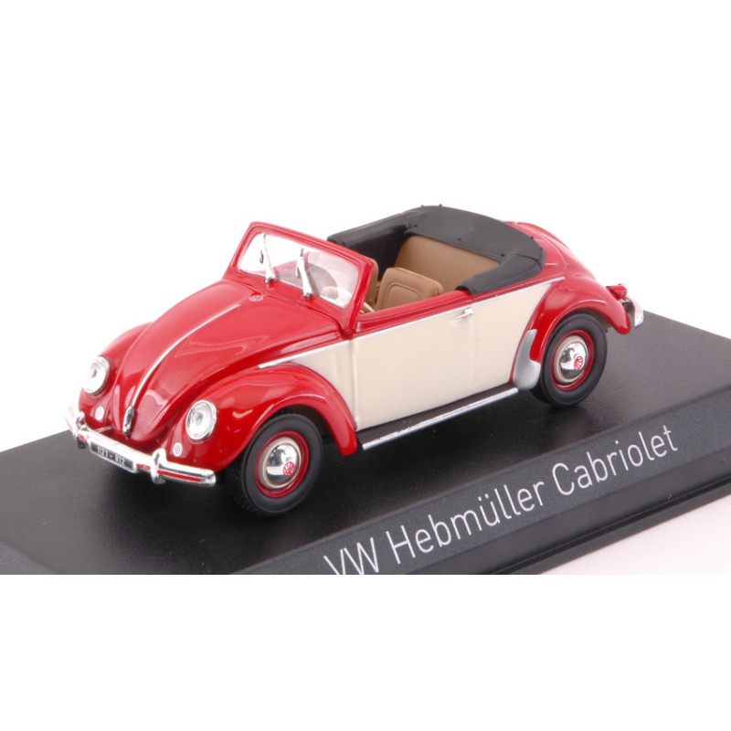 1:43 Norev VW Hebmuller 1949 Rosso & Crema