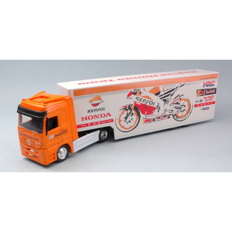 1:43 New Ray Camion Mercedes Actros Honda Repsol