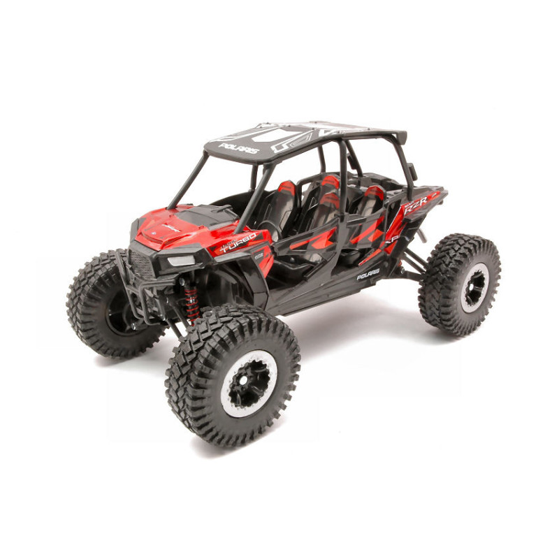 1:18 New Ray Polaris RZR XP Turbo EPS Xtreme OFF Road Rosso Metallizzato