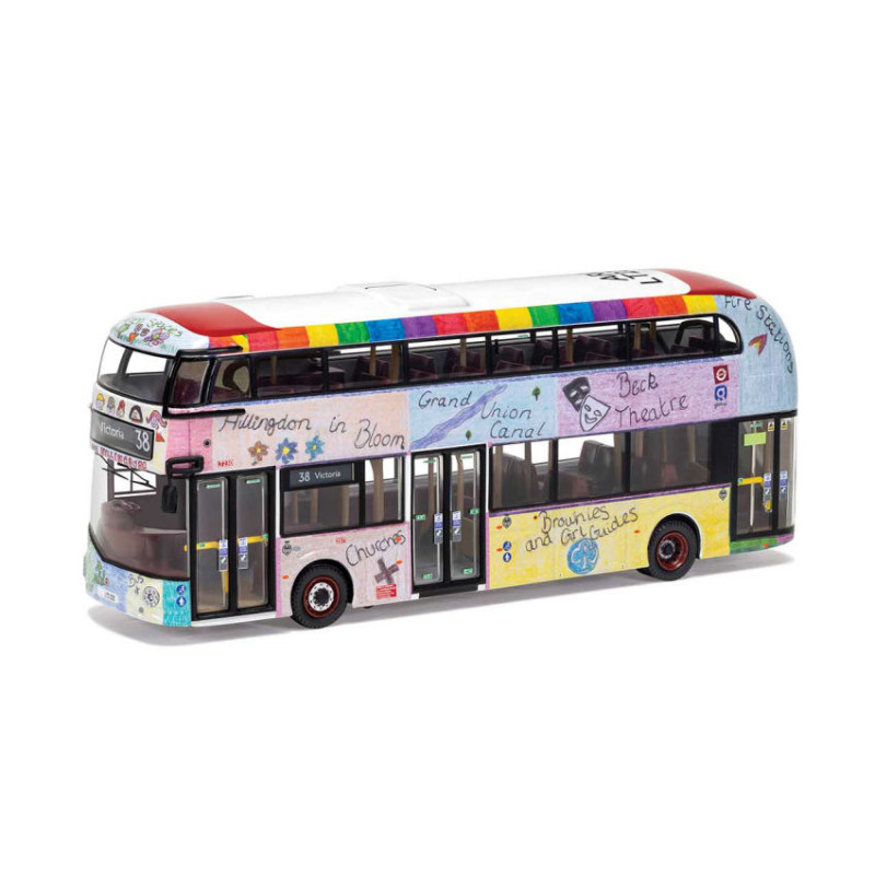 1:76 Corgi Wrightbus NEW Routemaster Arriva London LTZ 1230 Route 38