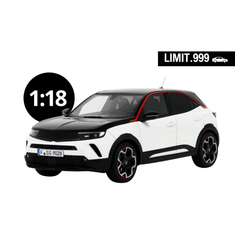 1:18 Ottomobile Opel Mokka e GS Line 2021 Jade Bianco