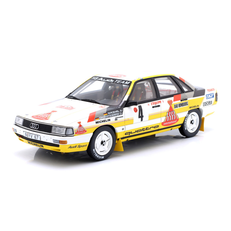 1:18 Ottomobile Audi 200 Quattro 3rd Rally Monte Carlo 1987 W.rohrl