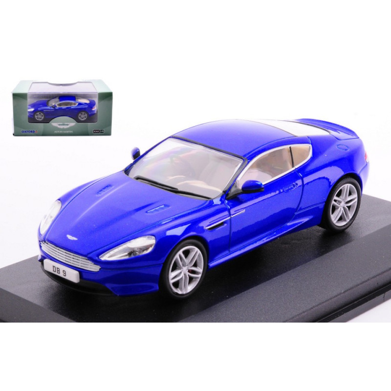 1:43 Oxford Aston Martin DB9 Coupe' Cobalt Blu