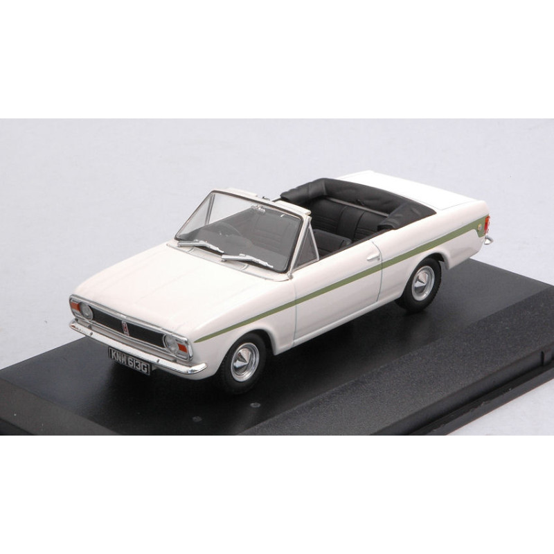 1:43 Oxford Ford Cortina Mkii Crayford Convertible Bianco/verde