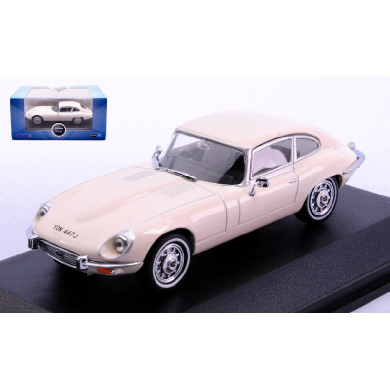 1:43 Oxford Jaguar E type Coupe' V12 Chiaro Beige