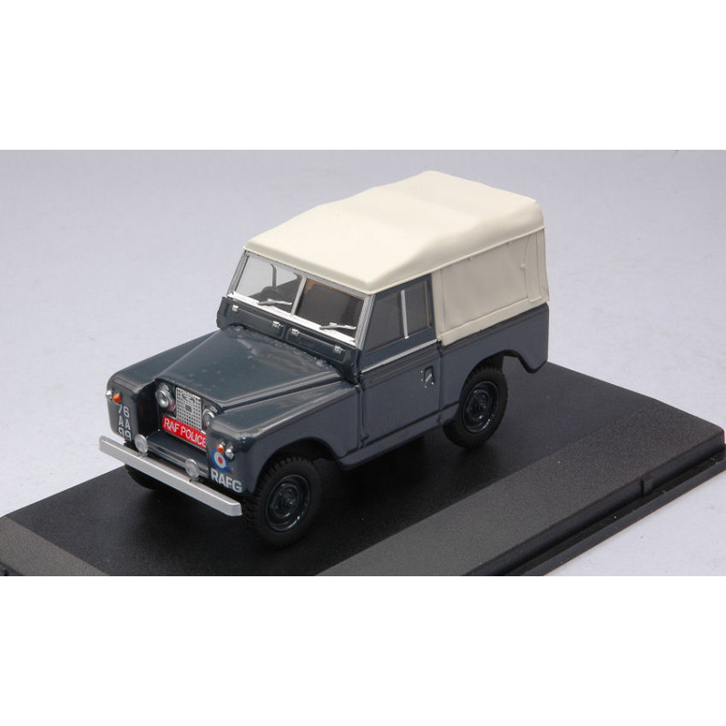 1:43 Oxford Land Rover Series II SWB Soft TOP Canvas RAF Police