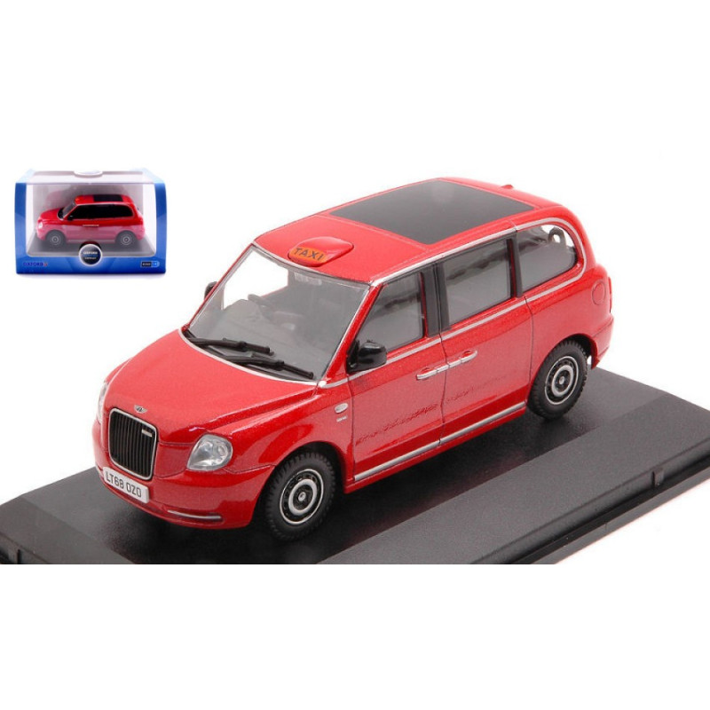 1:43 Oxford Levc TX5 Taxi Rosso