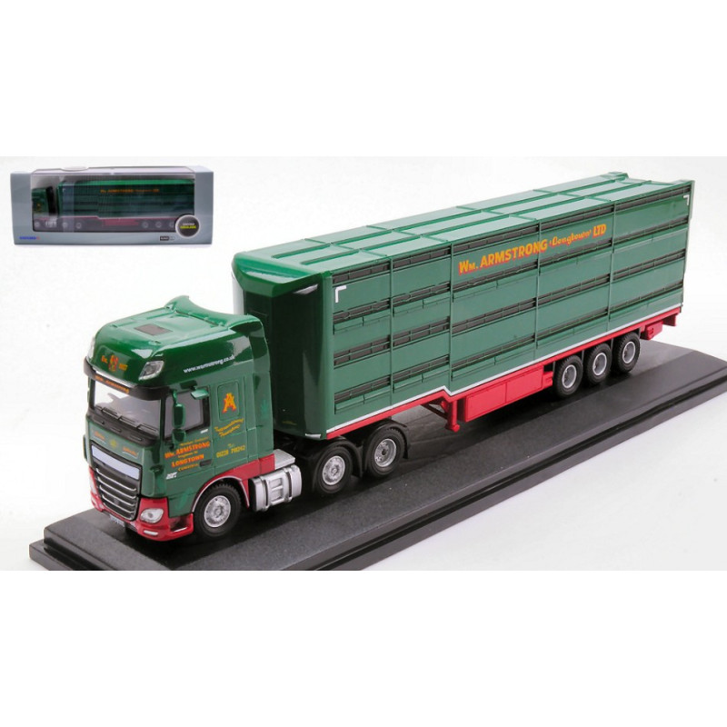 1:76 Oxford Bilico Trasporto Bestiame DAF XF William Armstrong Livestock