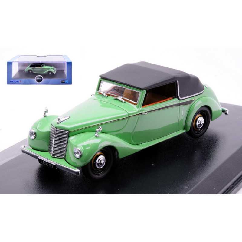 1:43 Oxford Armstrong Siddeley Hurricane Cabrio Closed 1946 Verde