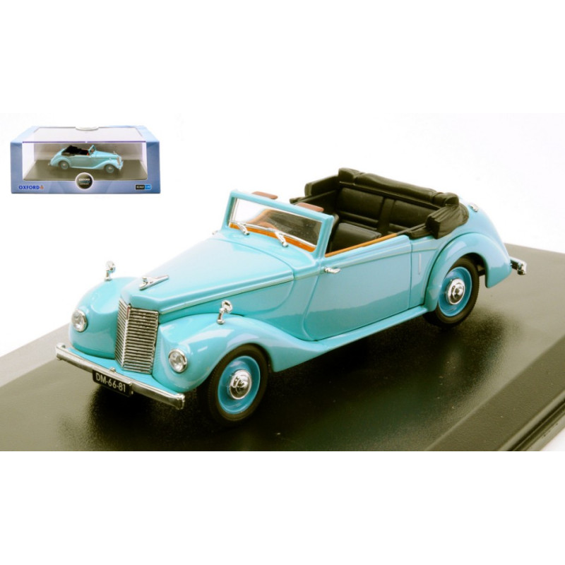 1:43 Oxford Armstrong Siddeley Hurricane Cabrio Open 1946 Chiaro Turqoise