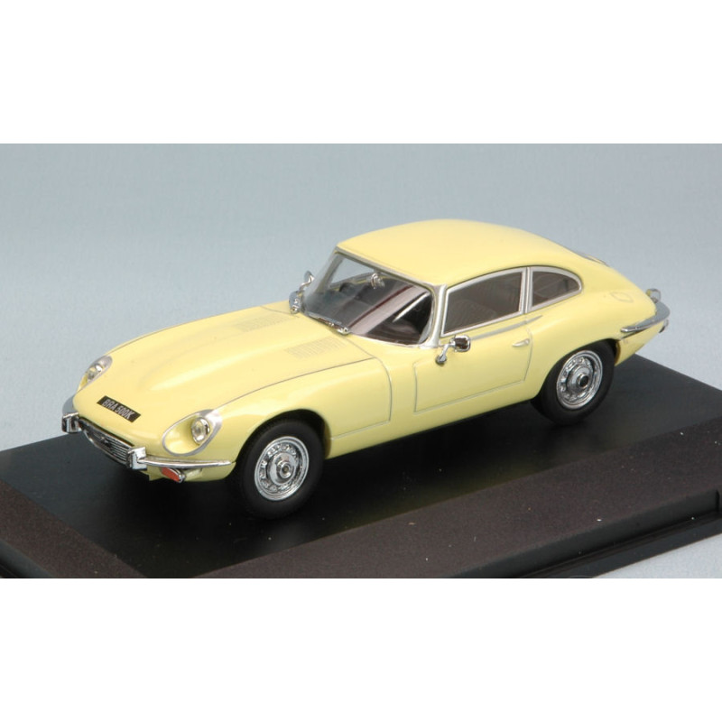 1:43 Oxford Jaguar V12 E Type Coupe  1971 Giallo Chiaro