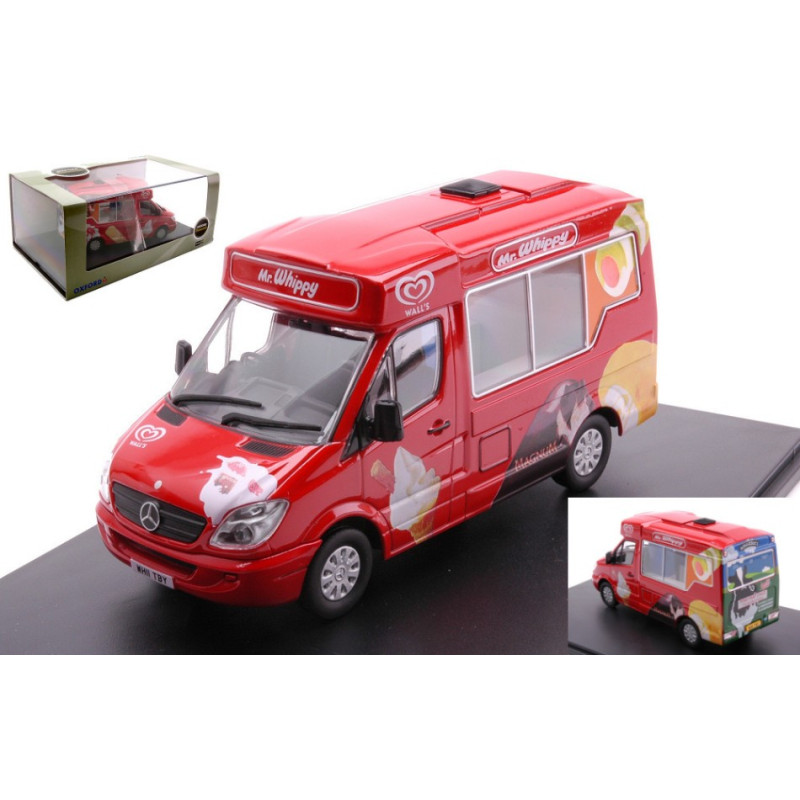 1:43 Oxford Mercedes Mr.whippy ICE Crema Model