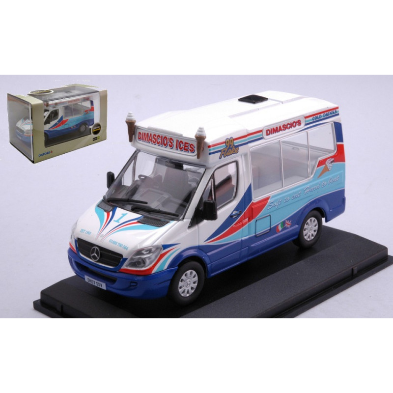 1:43 Oxford Mercedes Dimascios ICE Crema VAN