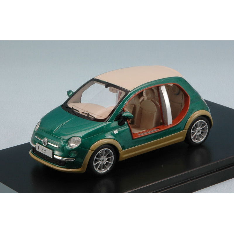 1:43 Premiumx Fiat 500 Castagna EV Khamis Gheddafi 2009 Verde/wood