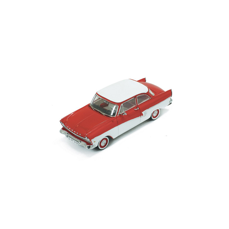 1:43 Premiumx Ford Taunus 17M 1957 Rosso/bianco