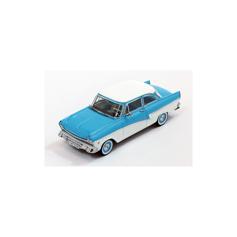 1:43 Premiumx Ford Taunus 17M 1957 Blu Chiaro/bianco