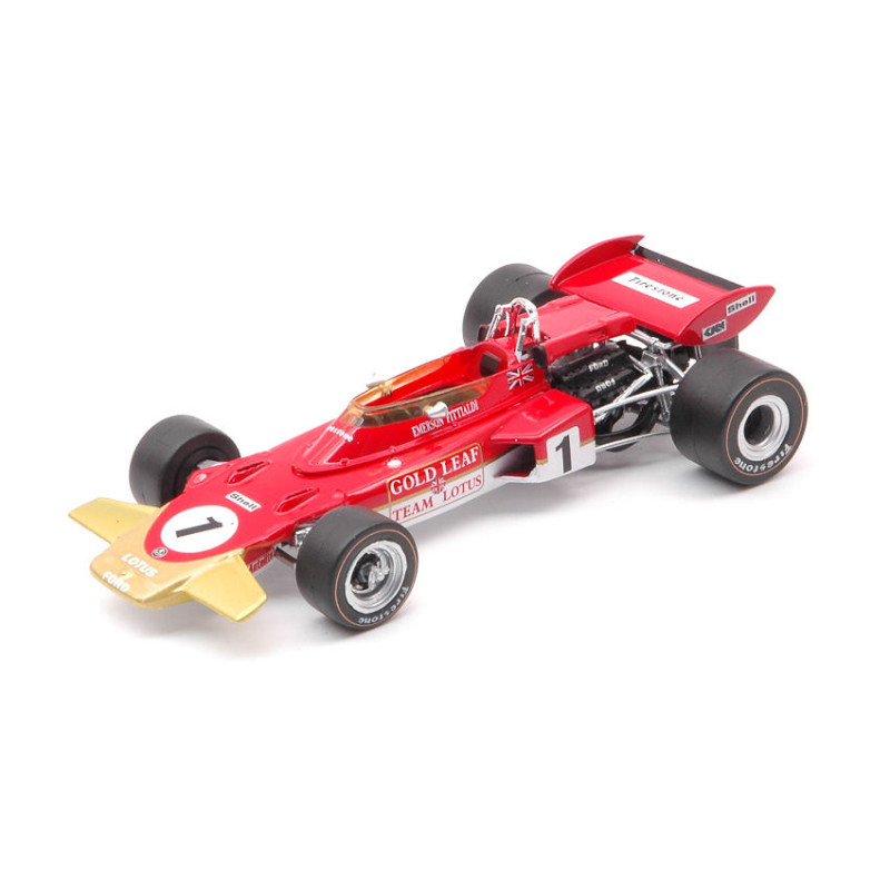 1:43 Quartzo Lotus 72D Emerson Fittipaldi 1970 N1 French GP