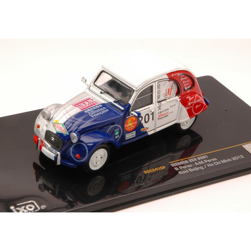 1:43 Ixo Model Citroen 2CV N201 Raid Beijing/ho CHI MIN 2013 B.peres a.m.peres