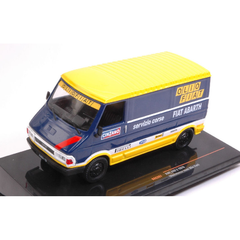 1:43 Ixo Model Fiat 242 E Olio Fiat 1976 Rally Service