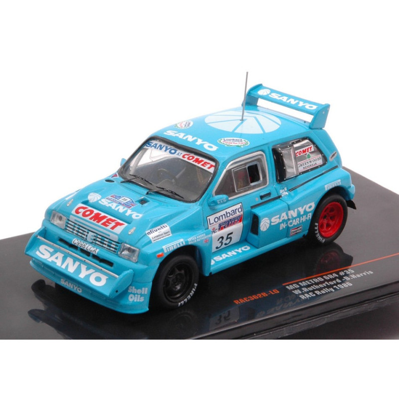 1:43 Ixo Model MG Metro 6R4 N35 RAC Rally 1986 RUTHERFORD/HARRIS