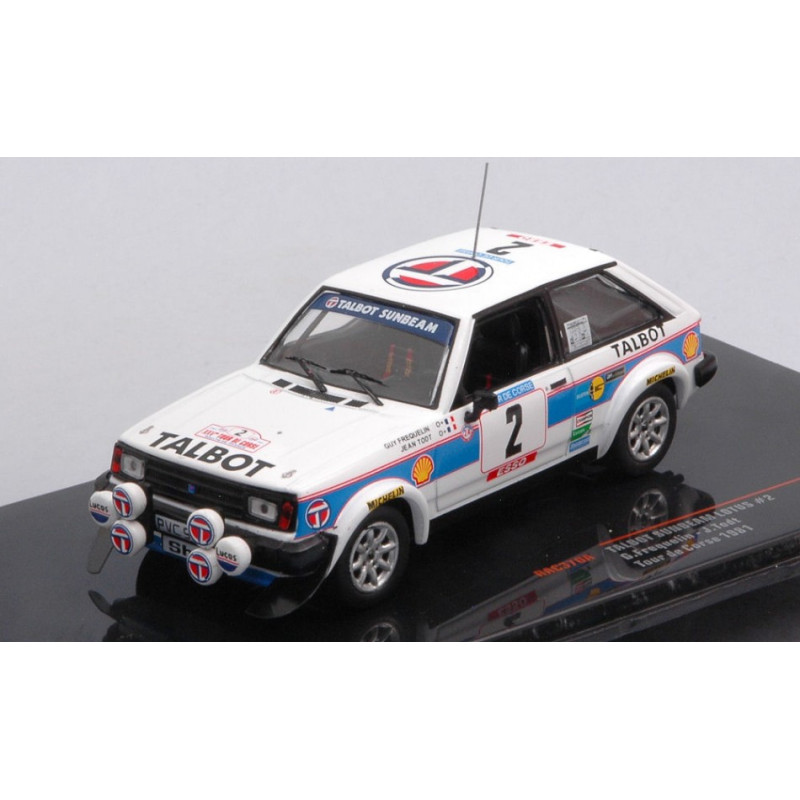 1:43 Ixo Model Talbot Sunbeam Lotus N2 Tour DE Corse 1981 Frequelin/todt