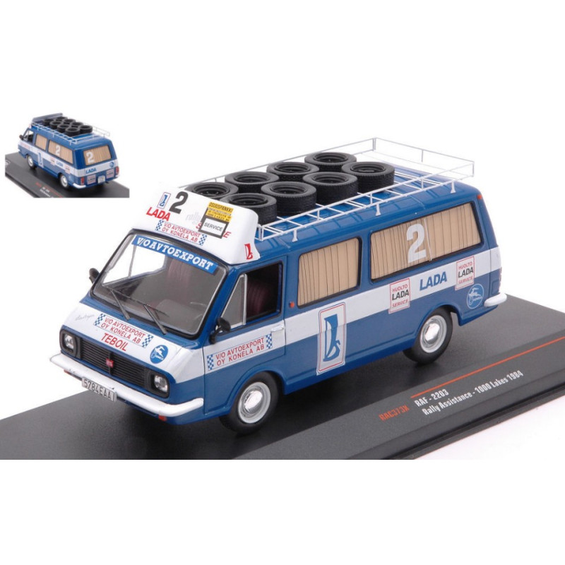 1:43 Ixo Model RAF 2203 Talbot Sport Rally Service 100 Lakes 1984 Rack AND Wheels