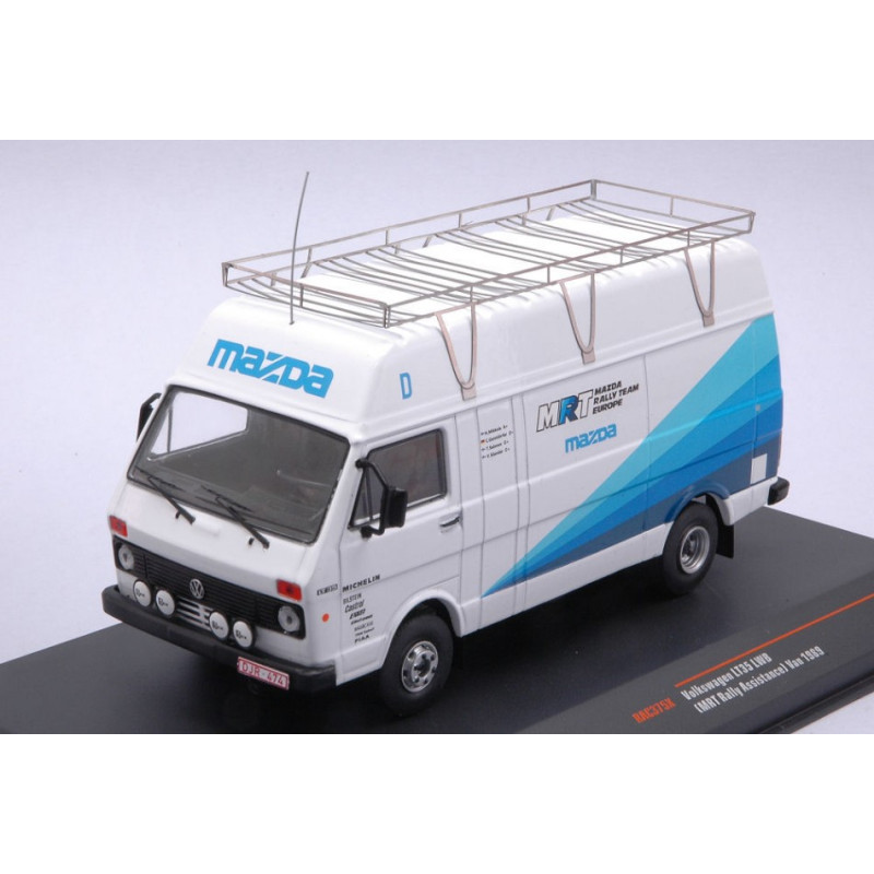 1:43 Ixo Model VW LT35 LWB Rally Team Europe Mazda 1989 Rally Assistance