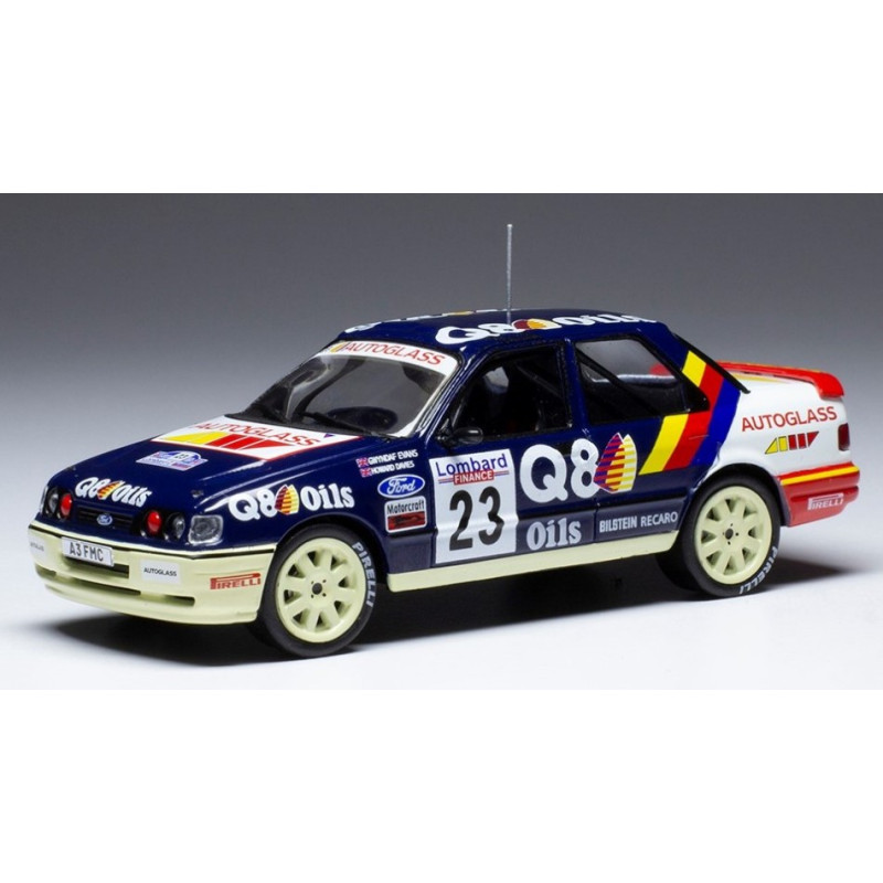 1:43 Ixo Model Ford Sierra RS Cosworth N23 Rally RAC Lombard 1991 Evans/davies