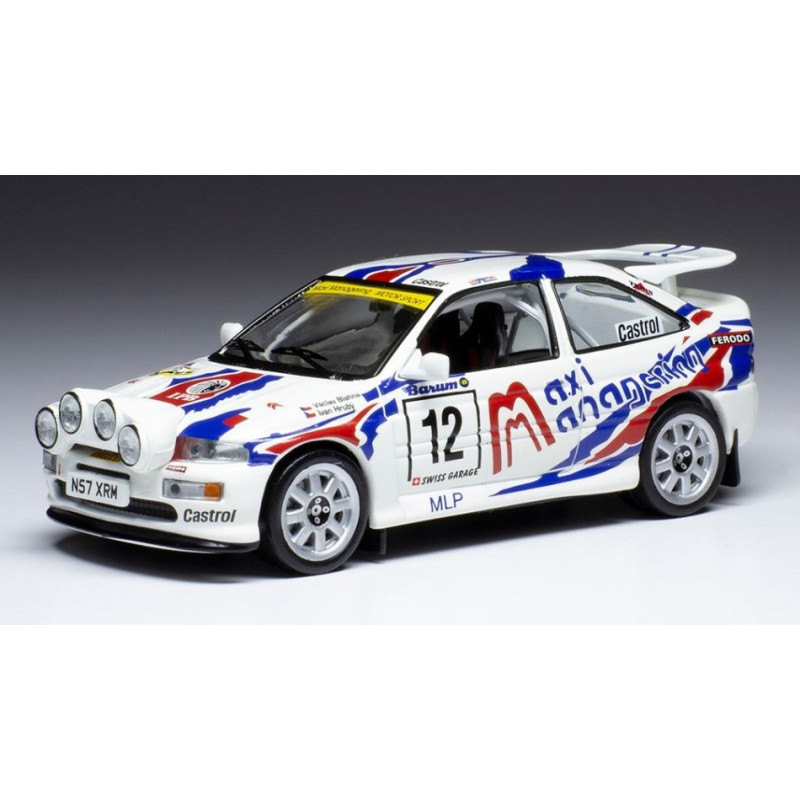 1:43 Ixo Model Ford Escort RS Cosworth N12 Rally Bohemia 1997 Blahna/hruby