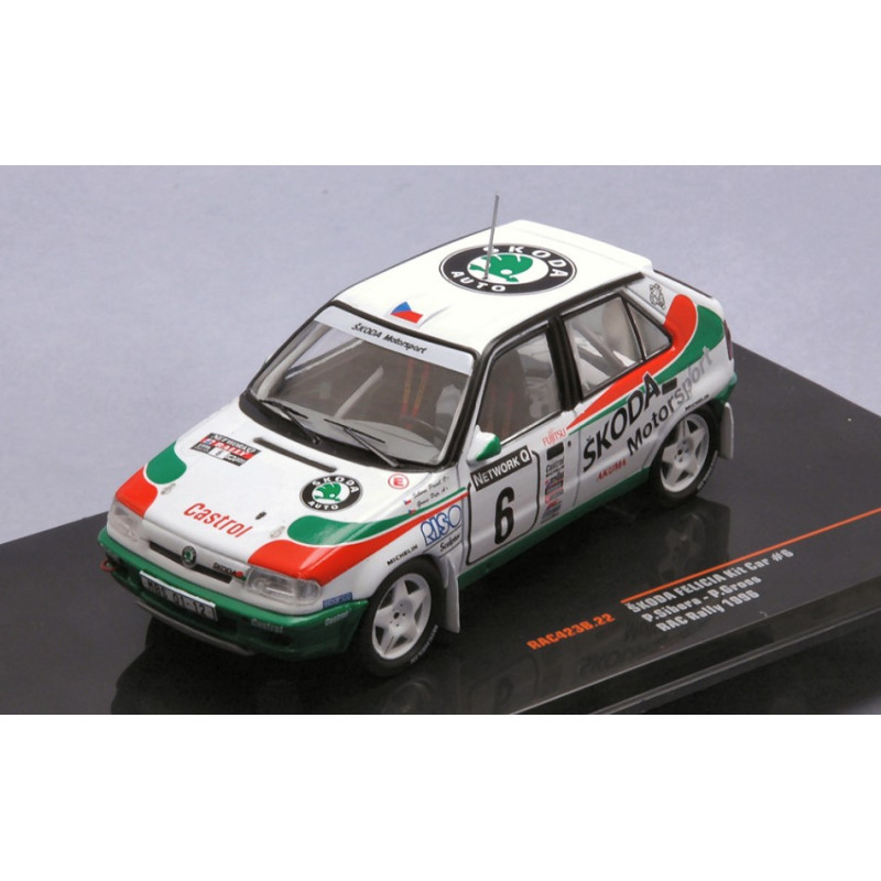 1:43 Ixo Model Skoda Felicia KIT CAR N6 RAC Rally 1996 Sibera/gross