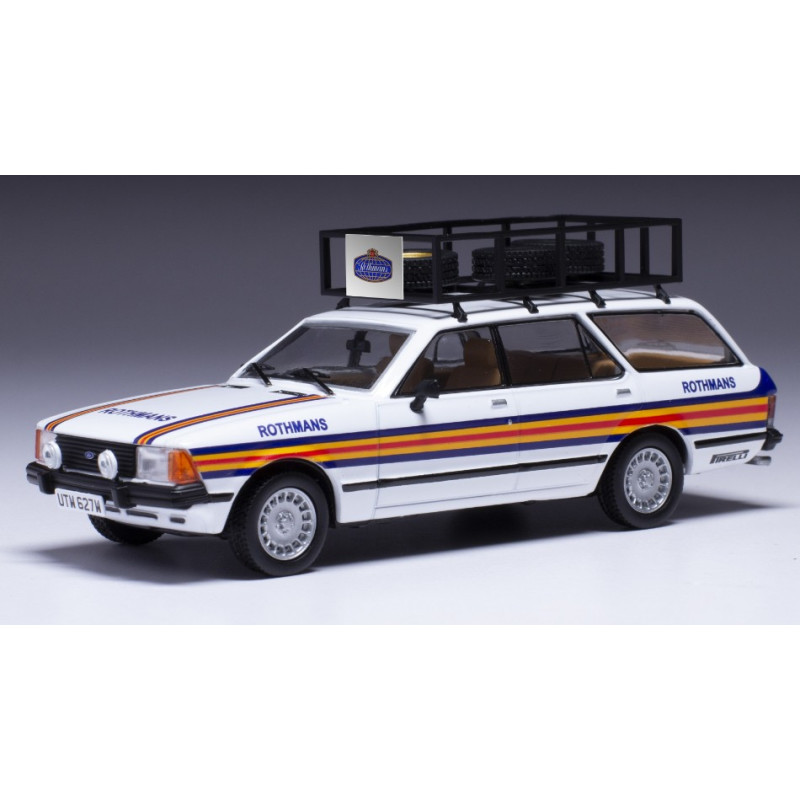 1:43 Ixo Model Ford Granada MK II Turnier Rothmans 1980 Rally Assistance