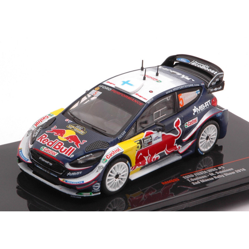 1:43 Ixo Model Ford Fiesta RS WRC N5 2nd Rally Monza 2018 Suninen salminen