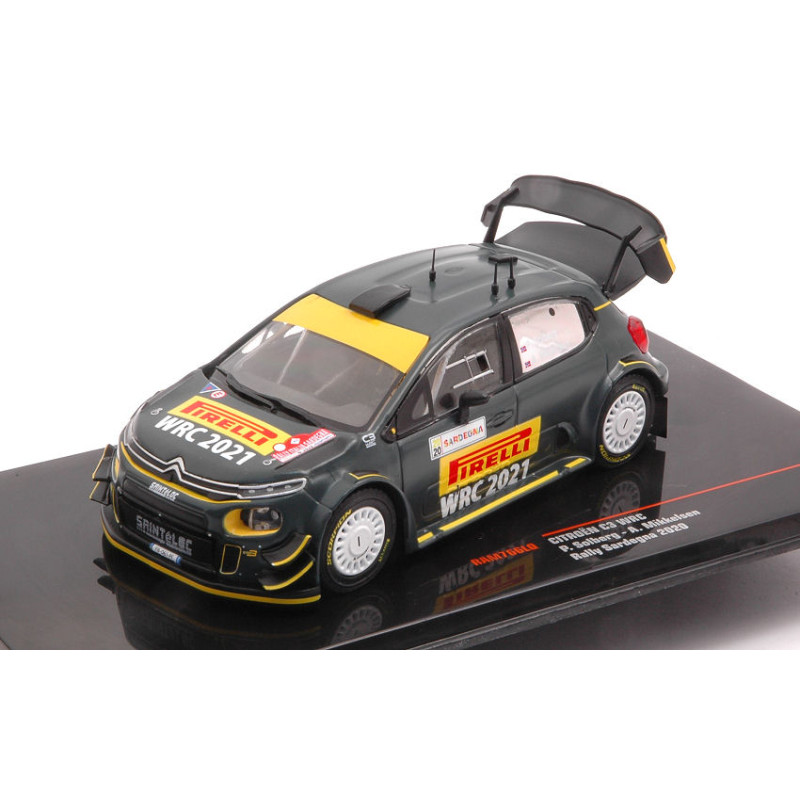 1:43 Ixo Model Citroen C3 WRC N21 Rally Sardegna 2020 Solberg mikkelsen