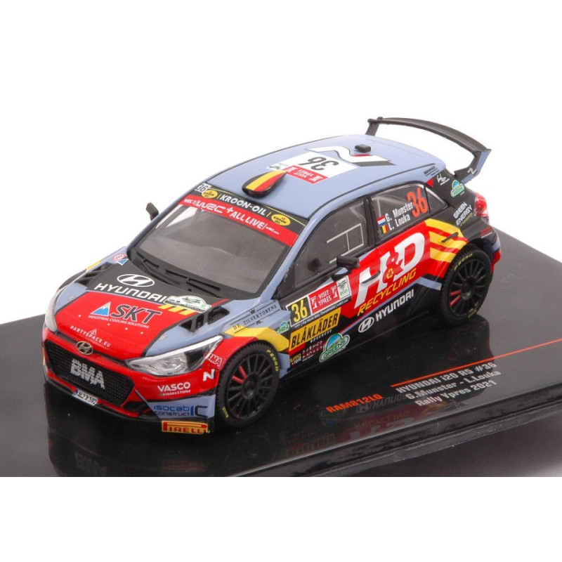 1:43 Ixo Model Hyundai i20 N Rally 2 N36 Rally Ypres 2021 MUNSTER/LOUKA