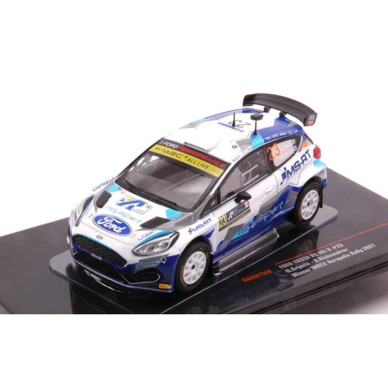 1:43 Ixo Model Ford Fiesta R5 Mkii N23 WRC2 Rally Acropolis 2021 Gryazin/aleksand.