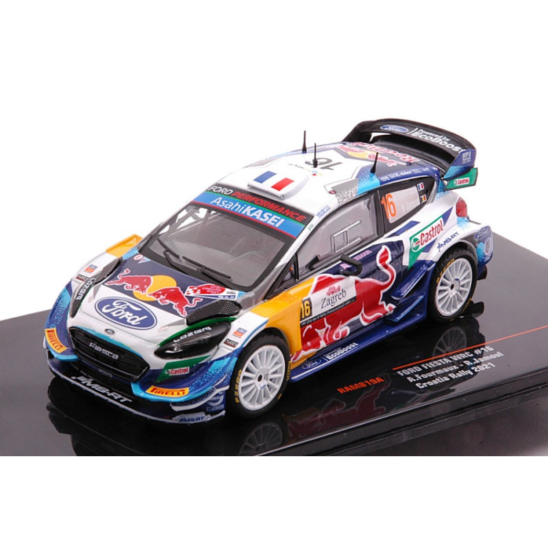 1:43 Ixo Model Ford Fiesta N16 Rally Croatia 2021 Fourmaux/jamoul