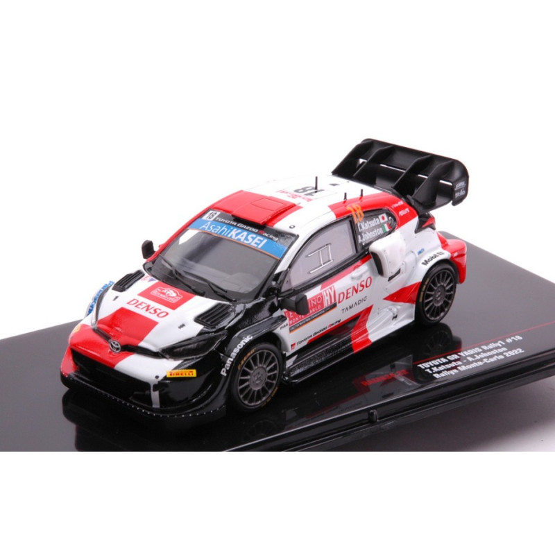 1:43 Ixo Model Toyota GR Yaris N18 Rally Monte Carlo 2022 Katsuta/johston